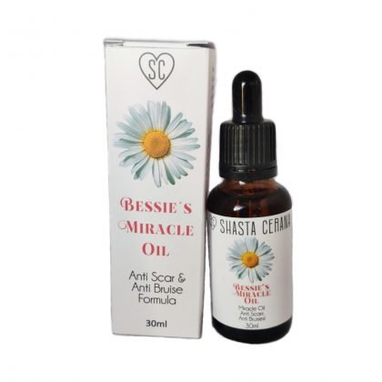Bessies Miracle Oil and box - Natural Skincare South Africa - Shasta Cerana