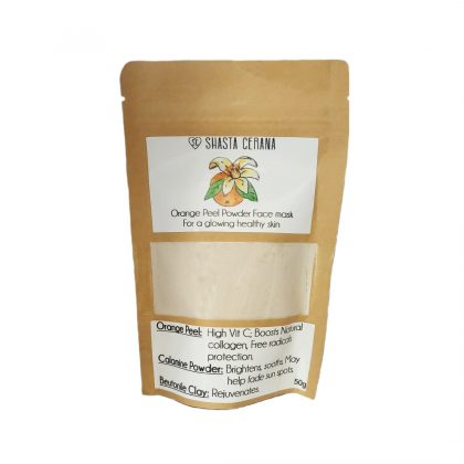 Orange Peel Powder Face Mask - Natural Skincare South Africa - Shasta Cerana