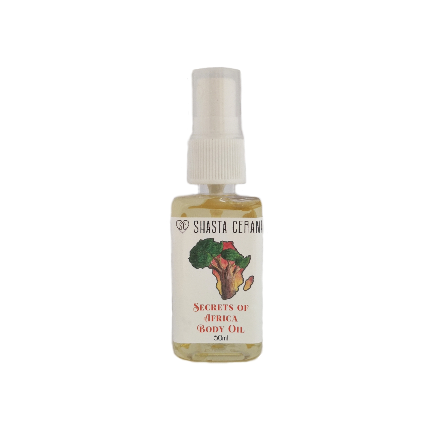 Secrets of Africa Body Oil - Natural Skincare - Shasta Cerana