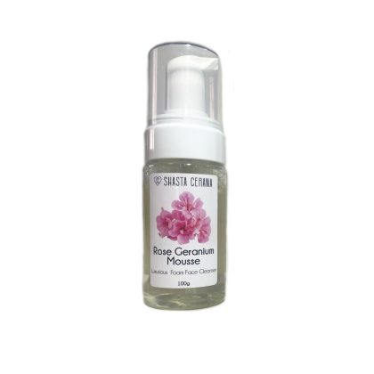 Rose Geranium Cleansing Mousse - Natural Skincare - South Africa - Shasta Cerana